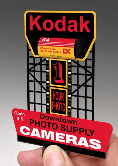 Miller Engineering ~ HO or O Scale ~ Kodak Animated Rooftop Billboard ~ 880901