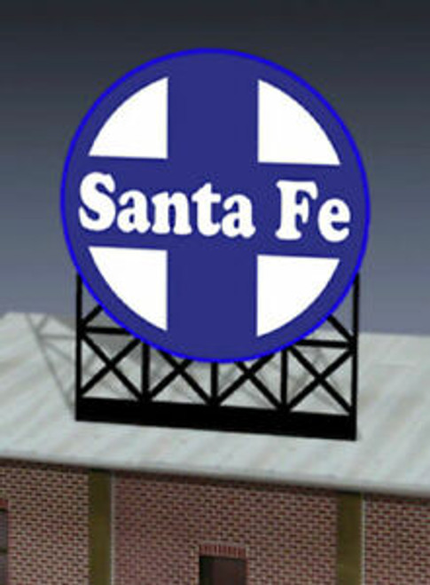 Miller Engineering ~ HO or N Scale ~ Santa Fe Animated Billboard ~ 440552