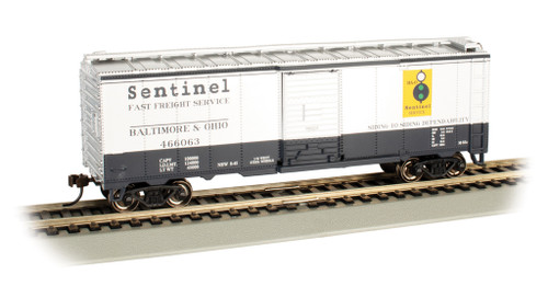 Bachmann ~ HO Scale ~ B&O #466063 - Sentinel - 40' Box Car ~ 16005