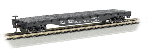 Bachmann ~ HO Scale ~ Norfolk & Western - 52' Flat Car ~ 17342 Bachmann ~ HO Scale ~ Norfolk & Western - 52' Flat Car ~ 17342