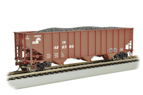 Bachmann ~ HO Scale ~ Conrail #488506 - Beth Steel 100 Ton 3 Bay Hopper ~ 18712