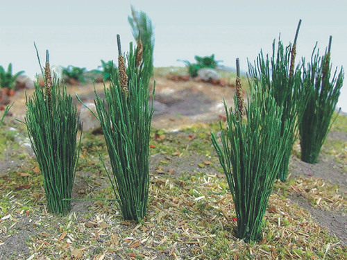 Bachmann ~ Cattails - 3/4" Tall (24 Per Pack) ~ 32505