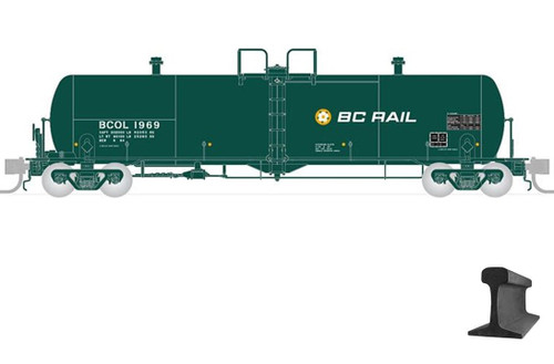 Rapido ~ N Scale ~ Procor GP 20 20K Tank Car ~ BC Rail ~ #1969 ~ 535012-3