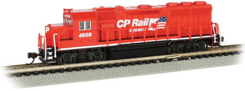 Bachmann ~ N Scale ~ CP Rail #4608 - GP40 - DCC Econami Sound Value ~ 66353