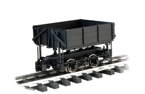 Bachmann ~ Large Scale ~ Side-Dump Car ~ Wood Side ~ 92502 - Iron