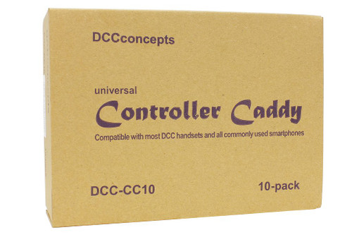 DCCconcepts ~ ‘Controller Caddy’ Universal Handset Holder ~ 10 Pack ~ DCC-CC10