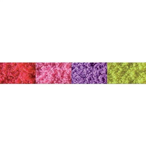 JTT Scenery Products ~TURF, Red, Pink, Purple, Yellow-Coarse, Bags 10cu ~ 0595147