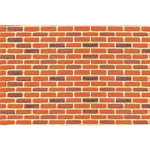 JTT Scenery Products ~ HO Scale ~ PATTERN SHEETS, Brick (1:100) ~ 0597422