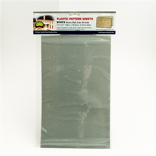 JTT Scenery Products ~ N Scale ~ PATTERN SHEETS, Stucco Wall (1:200) ~ 0597473