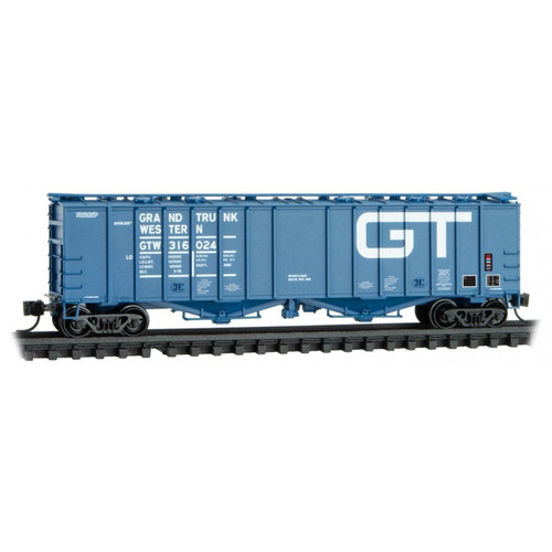 Micro Trains ~ N Scale ~ 50' Airslide Hopper ~ Grand Trunk Western GTW #316024 ~ 09800140