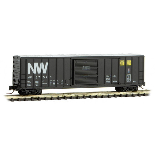 Micro Trains ~ Z Scale ~ 50’ Norfolk & Western Box Car #57571 ~ 51000481