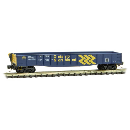 Micro Trains ~Z Scale~ 50' Gondola ~ Ontario Northland #5051 ~ 52200351