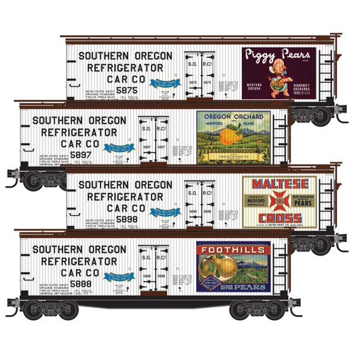 Micro Trains ~ N Scale ~ 40' Double-Sheathed Wood, MT&L (4) ~ 99321384