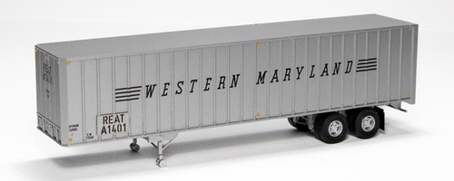 Rapido ~ HO Scale ~ Fruehauf 40' Van Trailer ~ Western Maryland A1401 ~ 403035