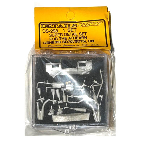 Details West ~ HO Scale ~ Detail Kit for Athearn Genesis ~ For CN SD70/75I Diesels ~ 298