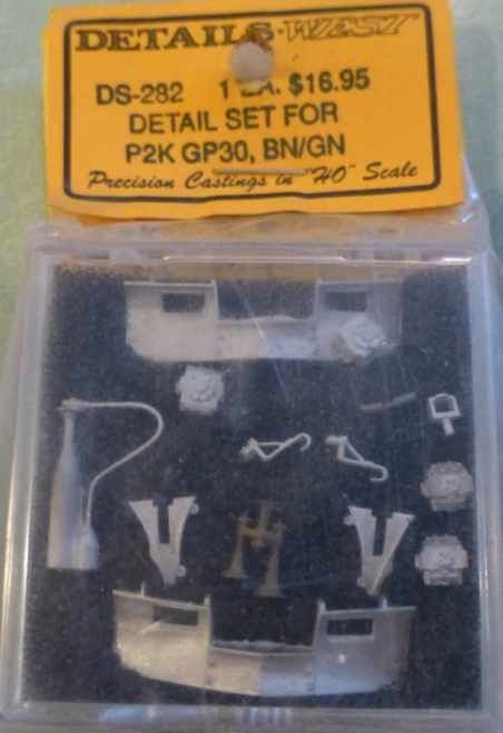 Details West ~ HO Scale ~ Detail Set for Proto 2000 GP30 ~ Burlington Northern & Great Northern ~ 282