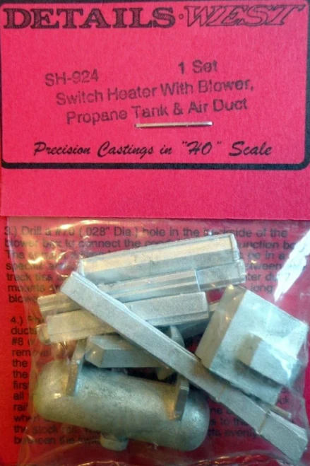 Details West ~ HO Scale ~ Switch Heater ~ 924