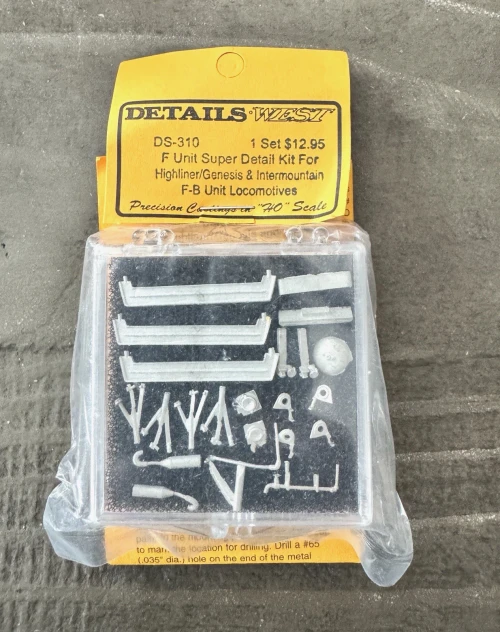 Details West ~ HO Scale ~ Super Detail Kit for EMD F-Unit Diesels ~ 310