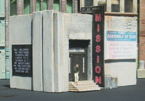 Downtown Deco ~ HO Scale ~ Rescue Mission ~ Kit ~ 1034
