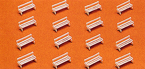 Preiser Kg ~ N Scale ~ Park Benches ~ 590-79565