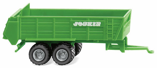 Wiking ~ HO Scale ~ Joskin Universal Manure Spreader Trailer ~ Assembled ~ Green ~ 781-95503