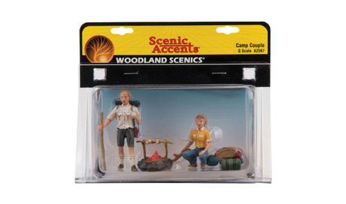 Woodland Scenics ~ G Scale ~ Camp Couple ~ A2567