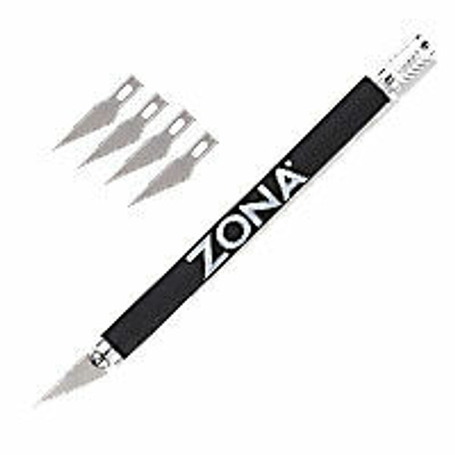 Zona Tools ~ All Scale ~ Soft Grip Knife Set ~ Includes 1 of #11 Blade & 1 Each #10, 16 & 33 Blades ~ 795-39920