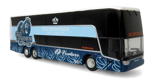 Iconic Replicas ~ HO Scale ~ VanHool TDX Double-Deck Motorcoach Bus ~ Assembled ~ Old Dominion/Venture (black, blue, white) ~ 808-870467