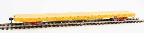 WalthersMainline ~ HO Scale ~ 60' Pullman-Standard Flatcar ~ Ready to Run ~ Illinois Terminal #1303 ~ 910-5367