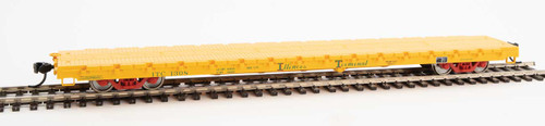 WalthersMainline ~ HO Scale ~ 60' Pullman-Standard Flatcar ~ Ready to Run ~ Illinois Terminal #1308 ~ 910-5368