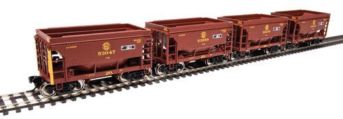 WalthersMainline ~ HO Scale ~ 24' Minnesota Taconite Ore Car ~ 4-Pack ~ Ready To Run ~ Duluth, Missabe & Iron Range #53047, 53058, 53076, 53111~ 910-58068