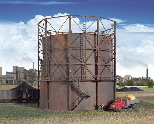 Walthers Cornerstone ~ HO Scale ~ Gas Storage Tank ~ Kit ~ 933-2907