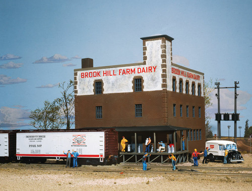 Walthers Cornerstone ~ HO Scale ~ Brook Hill Farm Dairy ~ Kit ~ 933-3010