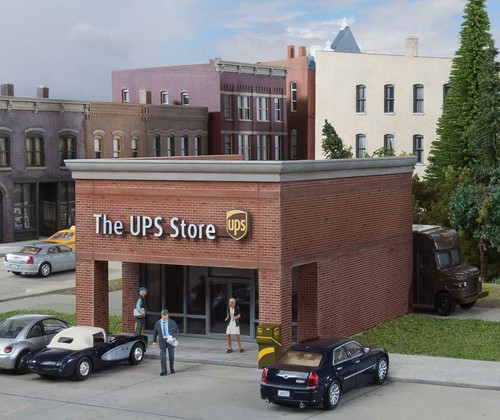 Walthers Cornerstone ~ HO Scale ~ The UPS Store ~ Kit ~ 933-4112