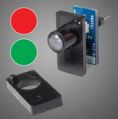 Walthers Controls ~ Any Scale ~ Walthers Layout Control System ~ Two-Color LED Fascia Indicator (red, green) ~ 942-152