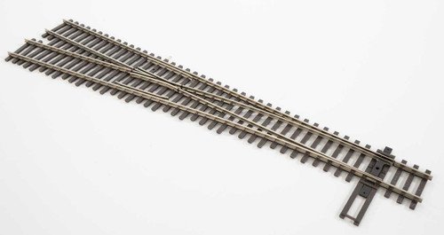 Walthers WalthersTrack ~ HO Scale ~ Code 100 Nickel Silver DCC-Friendly #6 Turnout ~ Left Hand ~ 948-10017