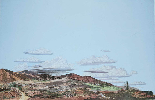 Walthers SceneMaster ~ HO Scale ~ Background Scene 24 x 36" 60 x 90cm ~ Instant Horizons ~ Desert to Country ~ 949-707 Walthers SceneMaster ~ HO Scale ~ Background Scene 24 x 36" 60 x 90cm ~ Instant Horizons ~ Desert to Country ~ 949-707