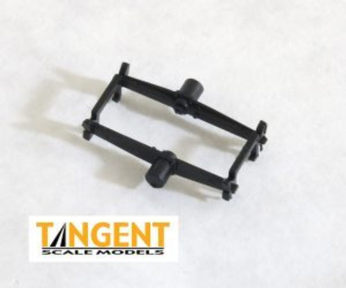 Tangent ~ HO Scale ~ Truck Brake Beam Parts for Tangent SKU 400-408 100-Ton Barber S-2 Roller Bearing Truck with Roller Bearing Caps ~ 36" Wheels ~ 1 Pair ~ 450