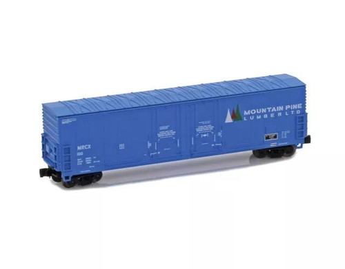 Atlas ~ Z Scale ~ EVANS DOUBLE PLUG DOOR BOX CAR MOUNTAIN PINE LUMBER #113 ~ 75000005