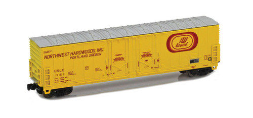 Atlas ~ Z Scale ~ EVANS DOUBLE PLUG DOOR BOX CAR NORTHWEST HARDWOODS #13151 ~ 75000006