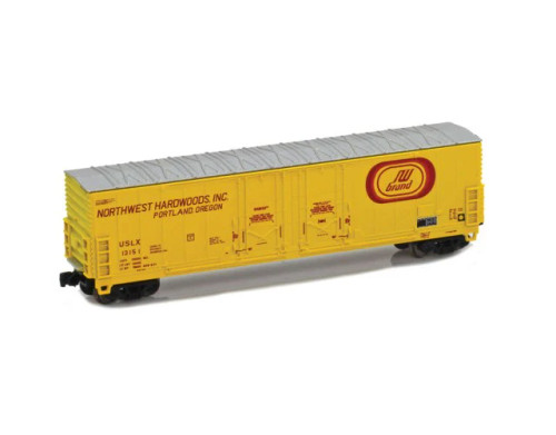 Atlas ~ Z Scale ~ EVANS DOUBLE PLUG DOOR BOX CAR NORTHWEST HARDWOODS #13152 ~ 75000007