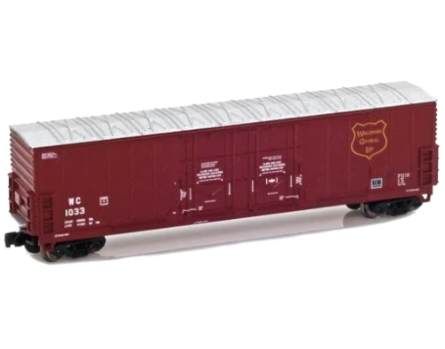 Atlas ~ Z Scale ~ EVANS DOUBLE PLUG DOOR BOX CAR WISCONSIN CENTRAL #1033 ~ 75000010