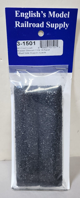 Bowser / English ~ HO Scale ~ Real Coal Load ~ Fits Bowser Stewart Offset Hopper ~ 3-1501