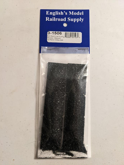 Bowser / English ~ HO Scale ~ Real Coal Load ~ Fits Stewart 12 Panel Hopper ~ 3-1506