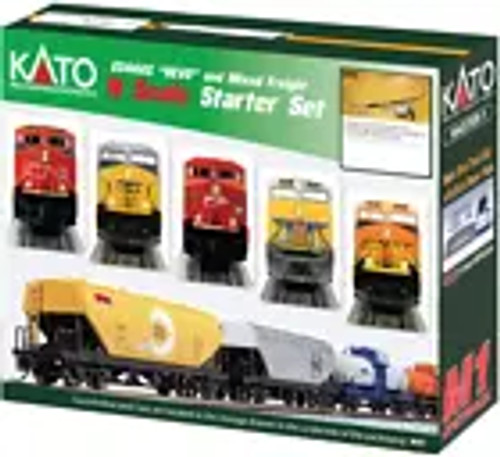 KATO ~ New 2024 ~ N Scale M1 CSX GE ES44AC GEVO ~ Unitrack Starter Set 106-0021