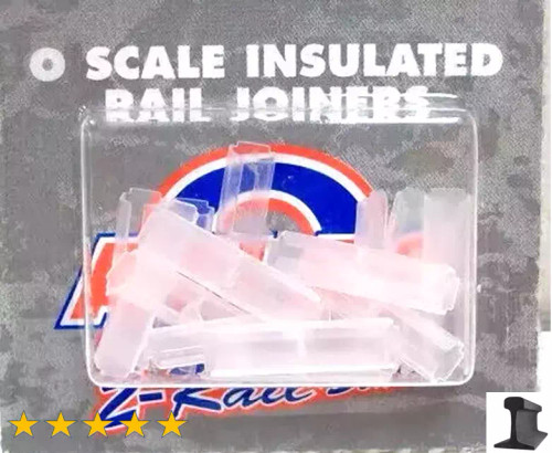 Atlas O Gauge ~ 2 Rail ~ Insulated Track Rail Joiners ~ 16 Pieces ~ 7093