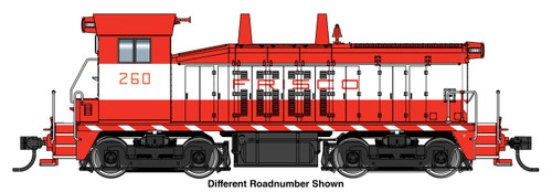 Walthers Mainline ~ HO Scale ~ EMD NW2 Phase V ~ Frisco SL&SF #263 ~ DC Version ~ 910-10626