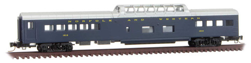 Micro Trains ~ Z Scale ~ Norfolk & Western ~ Smooth-Side Dome Car~ 55100240