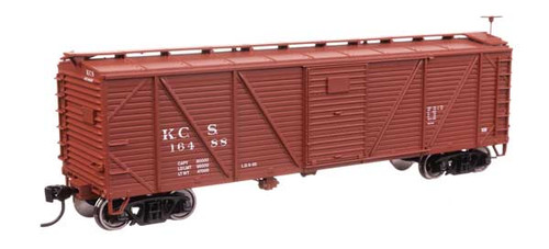 Walthers Mainline ~ HO Scale ~ 40' ARA Single Sheathed Boxcar ~ Kansas City Southern KCS #16477 ~ 910-40719