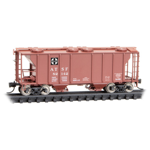 Micro Trains ~ N Scale ~ Santa Fe ATSF #82142 ~ Covered Hopper ~ 09500052